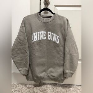 Anine Bing Small Grey Sweatshirt. 🖤⚡️